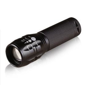 Zoom 3 gear strong light LED flashlight focusing outdoor bike mountain bike lamp 18500 AAA battery (Option: 5)