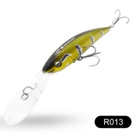 Yuantou Road Subhard Bait Floating Long Tongue Plate 90mm16g (Option: R013 90mm 16g)