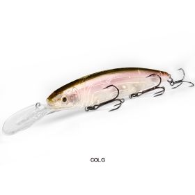 Luya Ma Mian Thick Long Tongue Deep Dive Floating Fake Bait 13cm28g (Option: G)