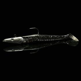 5colors lead head bionic lures (Color: Black)