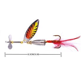 Spinner Spoon Bass Lure Metal Sequins Bait Fishing Lures For Lake Sea Pike Carp (Option: No.2)