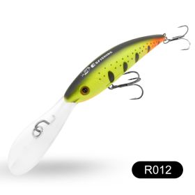 Yuantou Road Subhard Bait Floating Long Tongue Plate 90mm16g (Option: R012 90mm 16g)