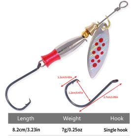 Spinner Spoon Bass Lure Metal Sequins Bait Fishing Lures For Lake Sea Pike Carp (Option: SP155X)